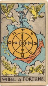 la rueda de la fortuna tarot acrano 10