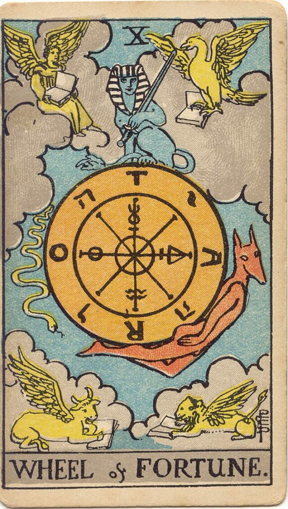 la rueda de la fortuna tarot acrano 10