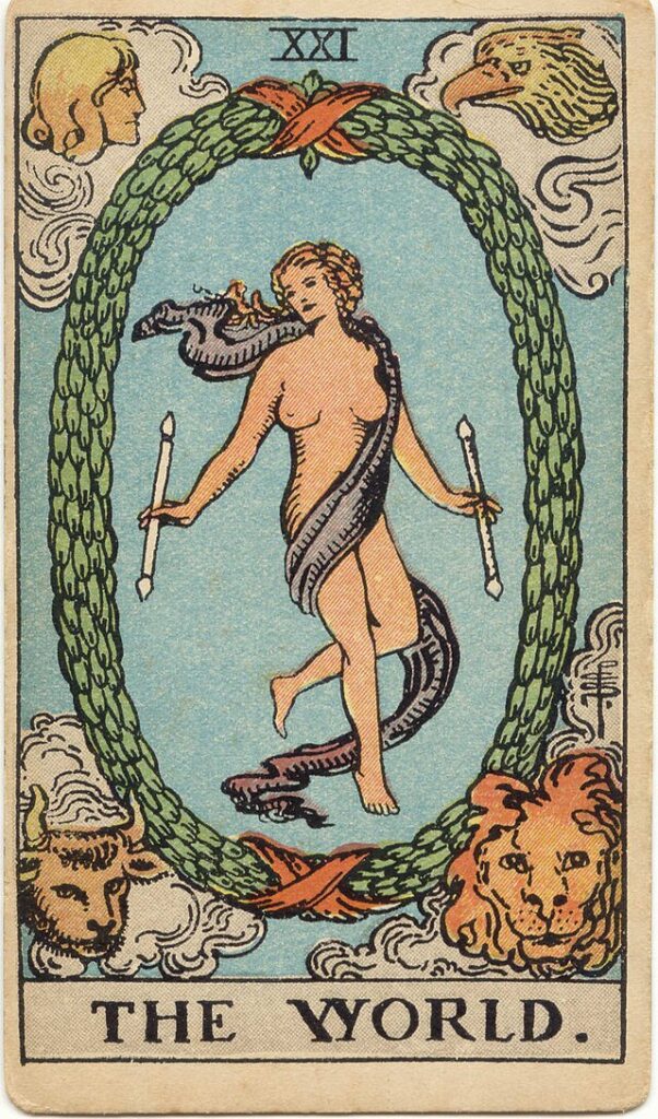 arcano 21 el mundo tarot