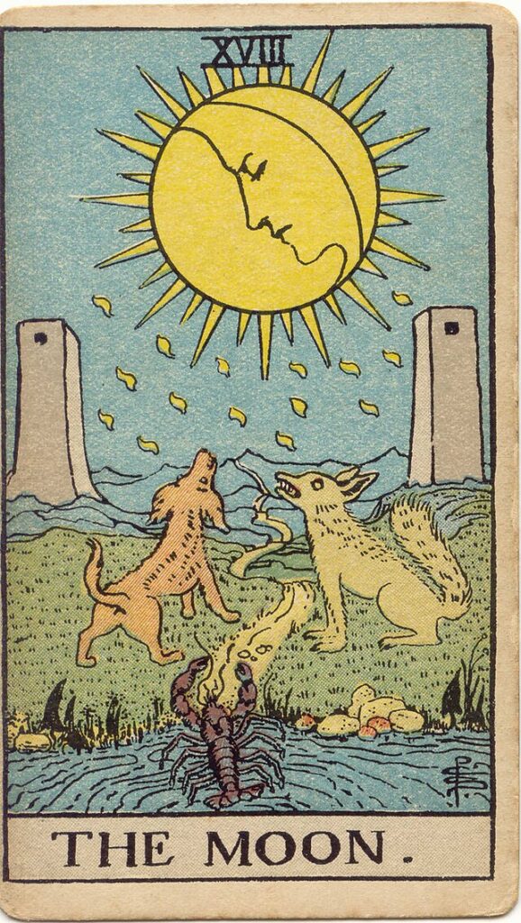 la luna tarot arcano 18
