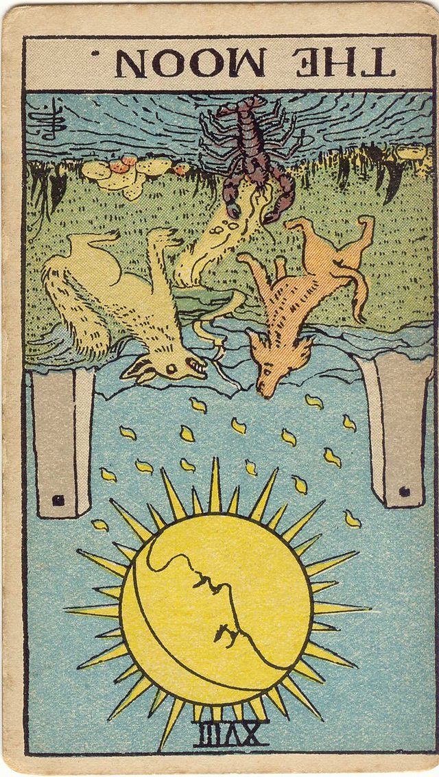 la luna tarot arcano 18