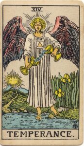 arcano 14 la templanza tarot