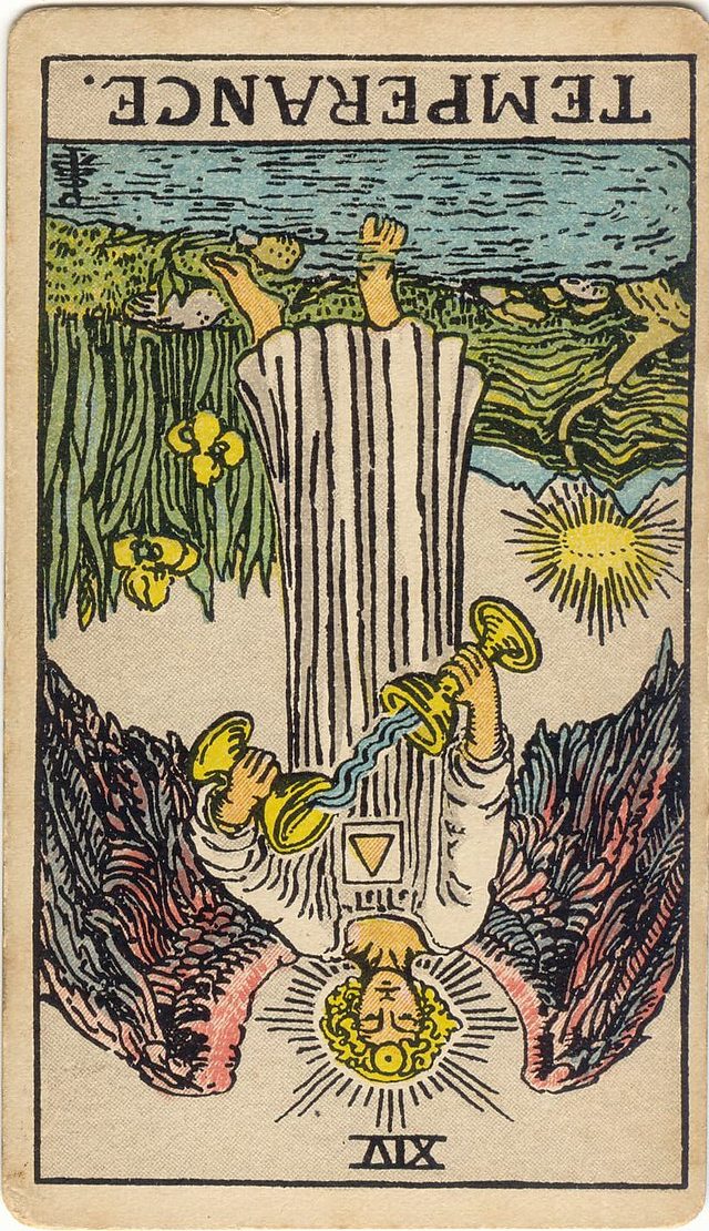 arcano 14 la templanza tarot