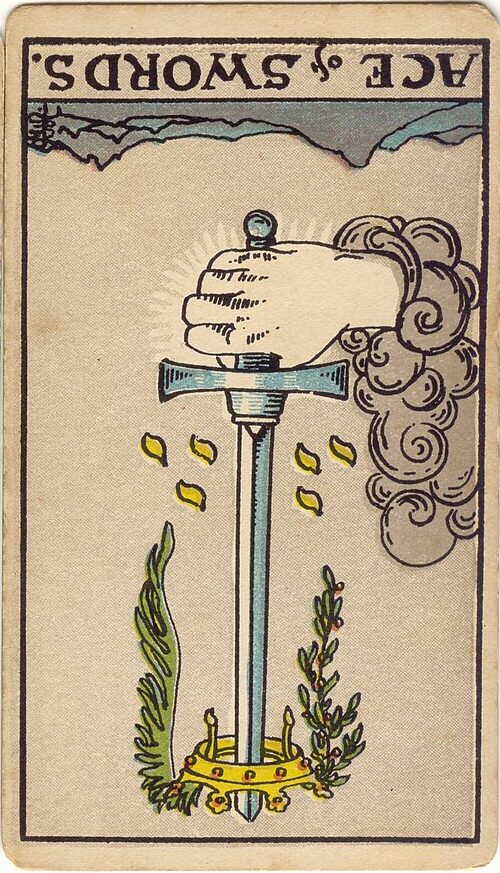 as de espadas tarot