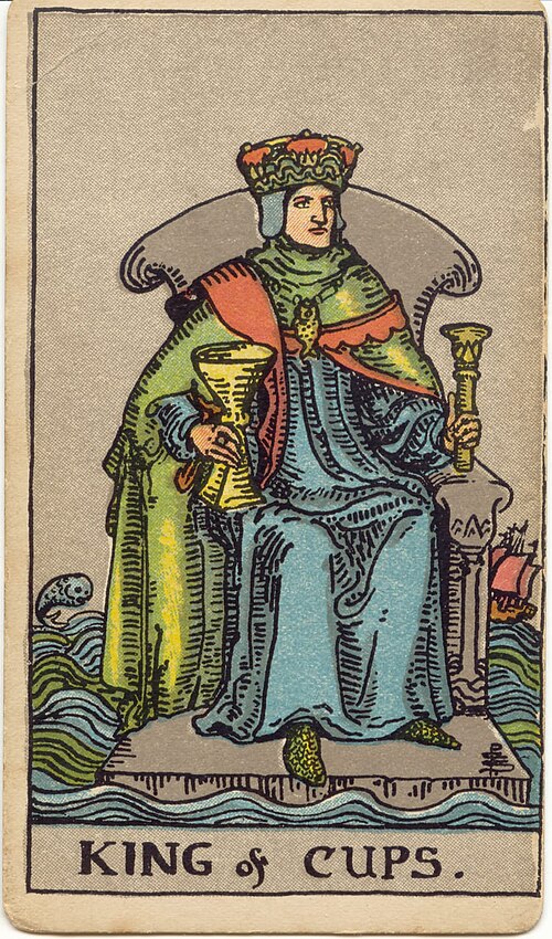Significado Del Rey De Copas En El Tarot Arcano Menor