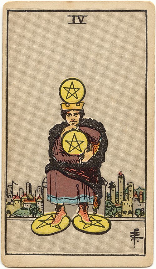 4 De Oros tarot