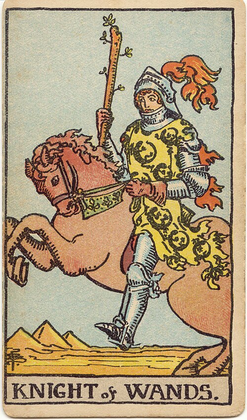 knight of wands tarot significado