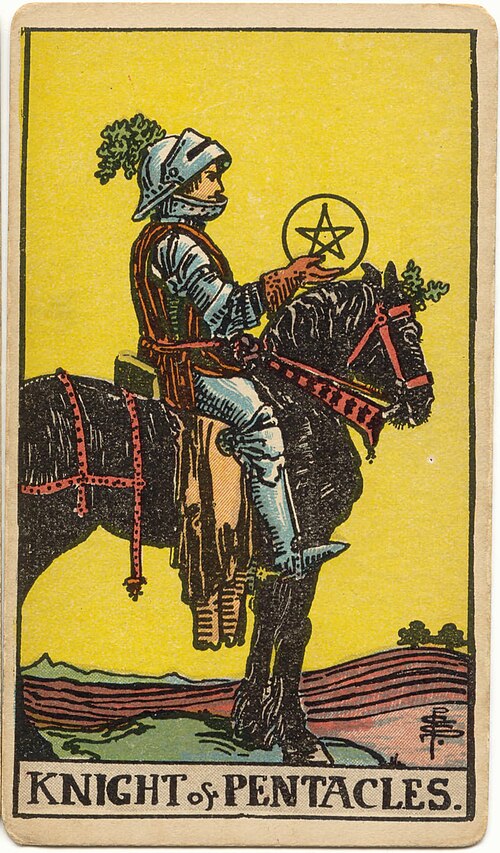 Caballero De Oros tarot